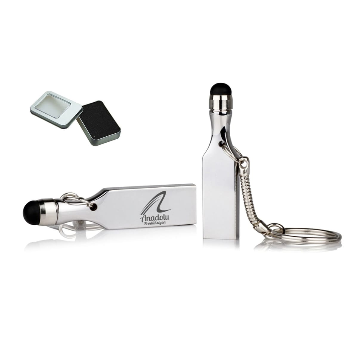 Touchpad öZellikli Metal Usb Flash Bellek
