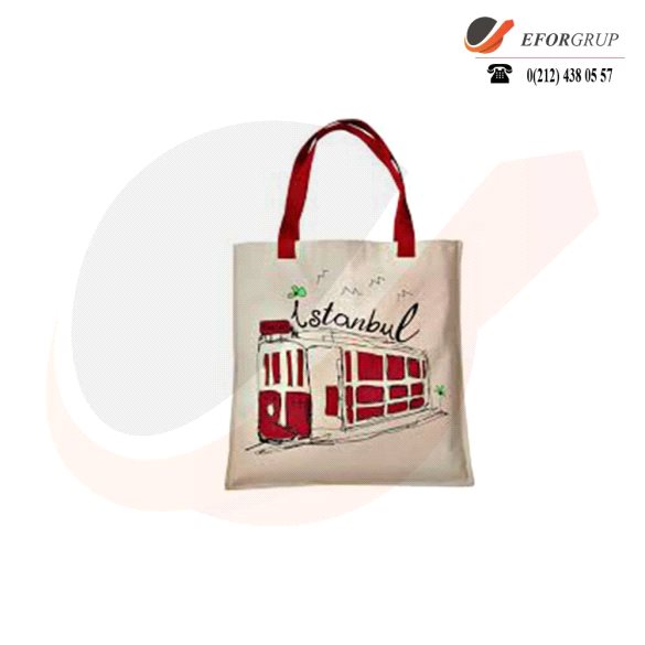 Transfer Baskılı Bez Çanta