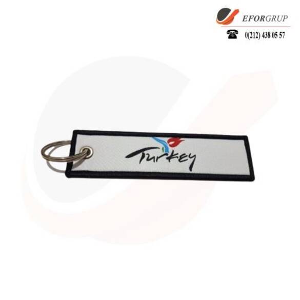 Türkiye Logolu Bez Anahtarlık