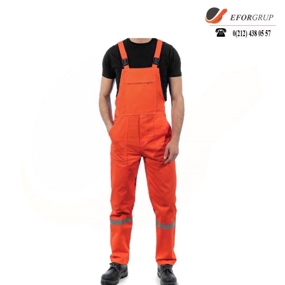 Turuncu Reflektörlü Tulum