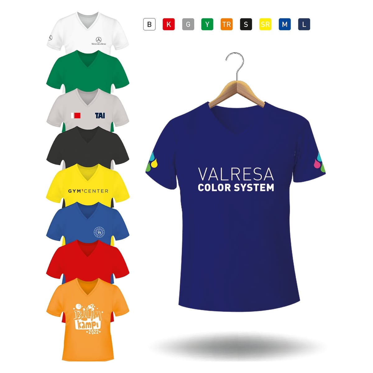 V Yaka T-Shirt