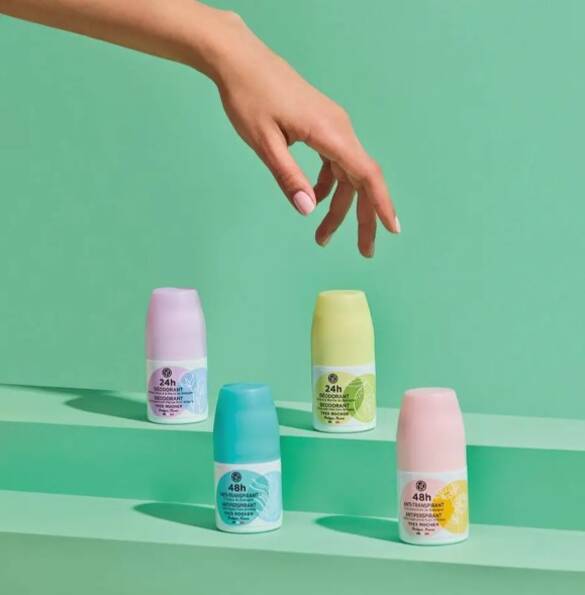 YVES ROCHER Unisex Roll-on Deodorant - Organik Nane & Limon